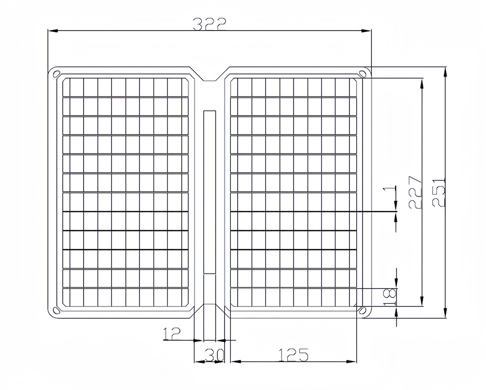 10W Integrated Foldable Solar Panel Specifications